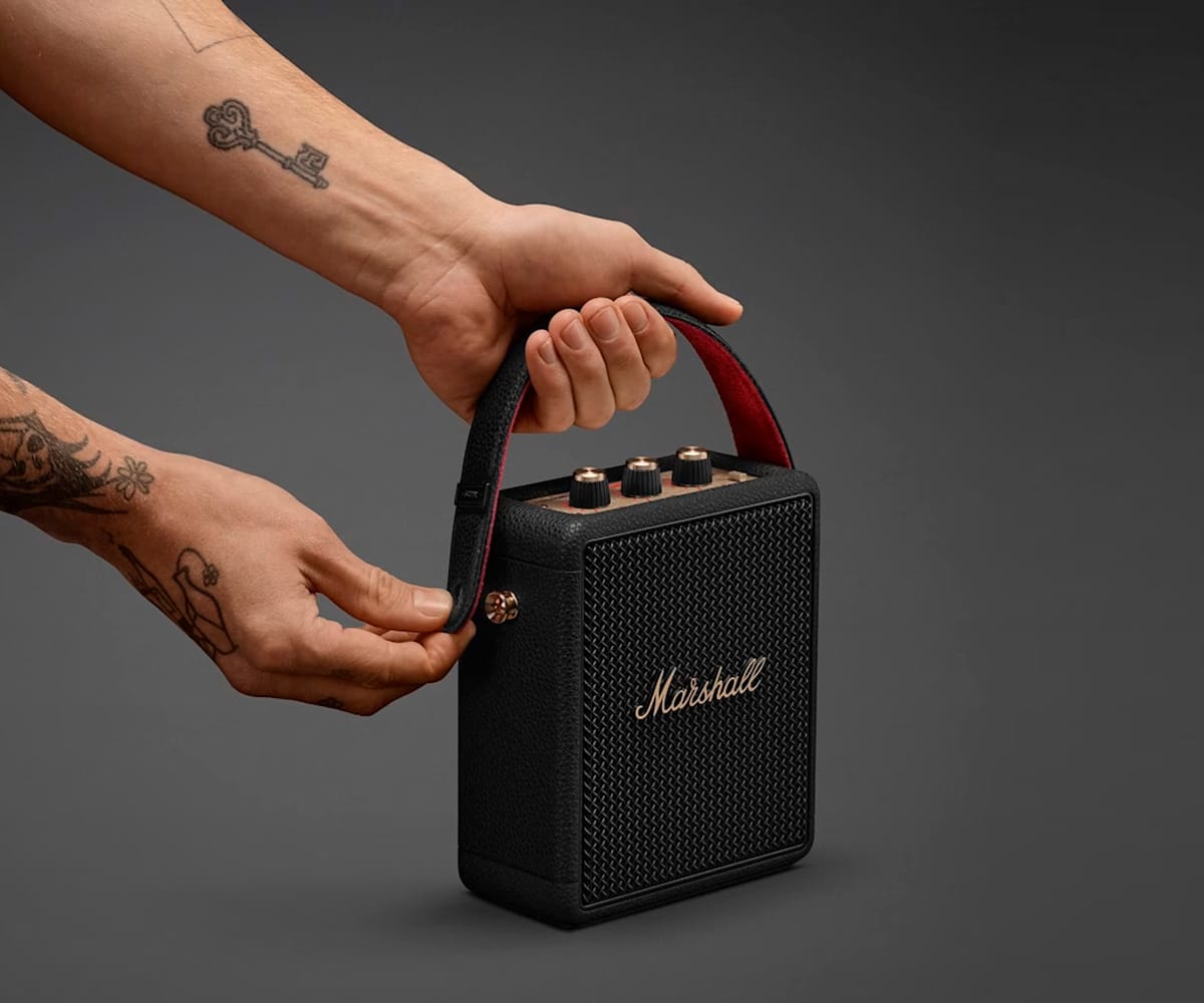 MARSHALL STOCKWELL III NEGRO / ALTAVOZ PORTÁTIL BLUETOOTH BATERÍA + 40H DE AUTONOMÍA - detalle