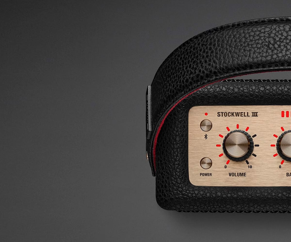 MARSHALL STOCKWELL III NEGRO / ALTAVOZ PORTÁTIL BLUETOOTH BATERÍA + 40H DE AUTONOMÍA - detalle