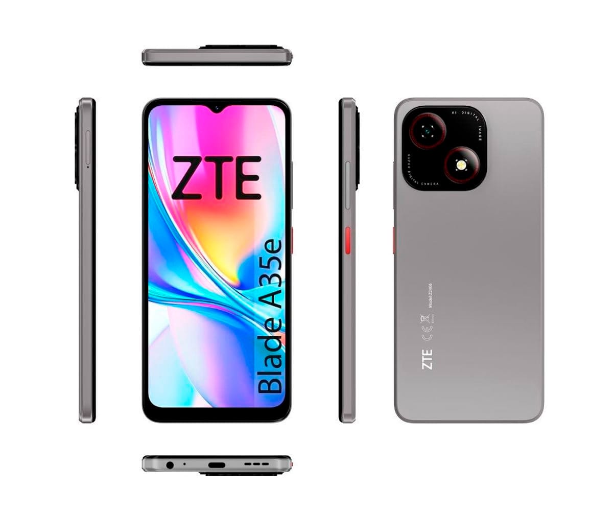 ZTE BLADE A35E GRAY / 2+64GB / 6.52" HD - detalle