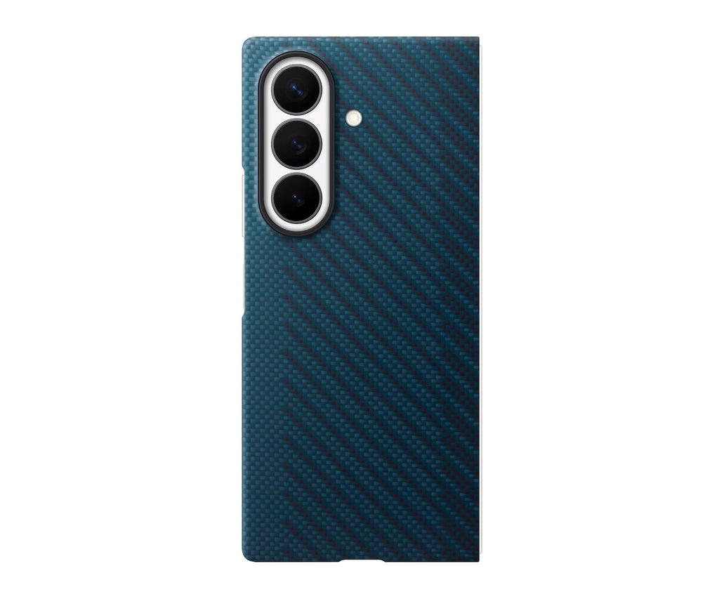 SAMSUNG FUNDA MAGNÉTICA DE CARBONO AZUL / SAMSUNG GALAXY Z FOLD8 ULTRA - detalle
