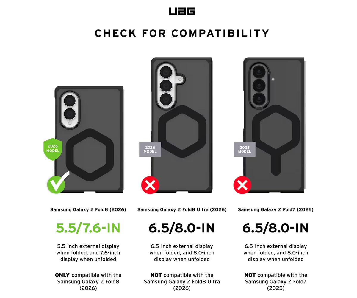 UAG FUNDA MOUVE ICE / SAMSUNG GALAXY Z FOLD8 - detalle