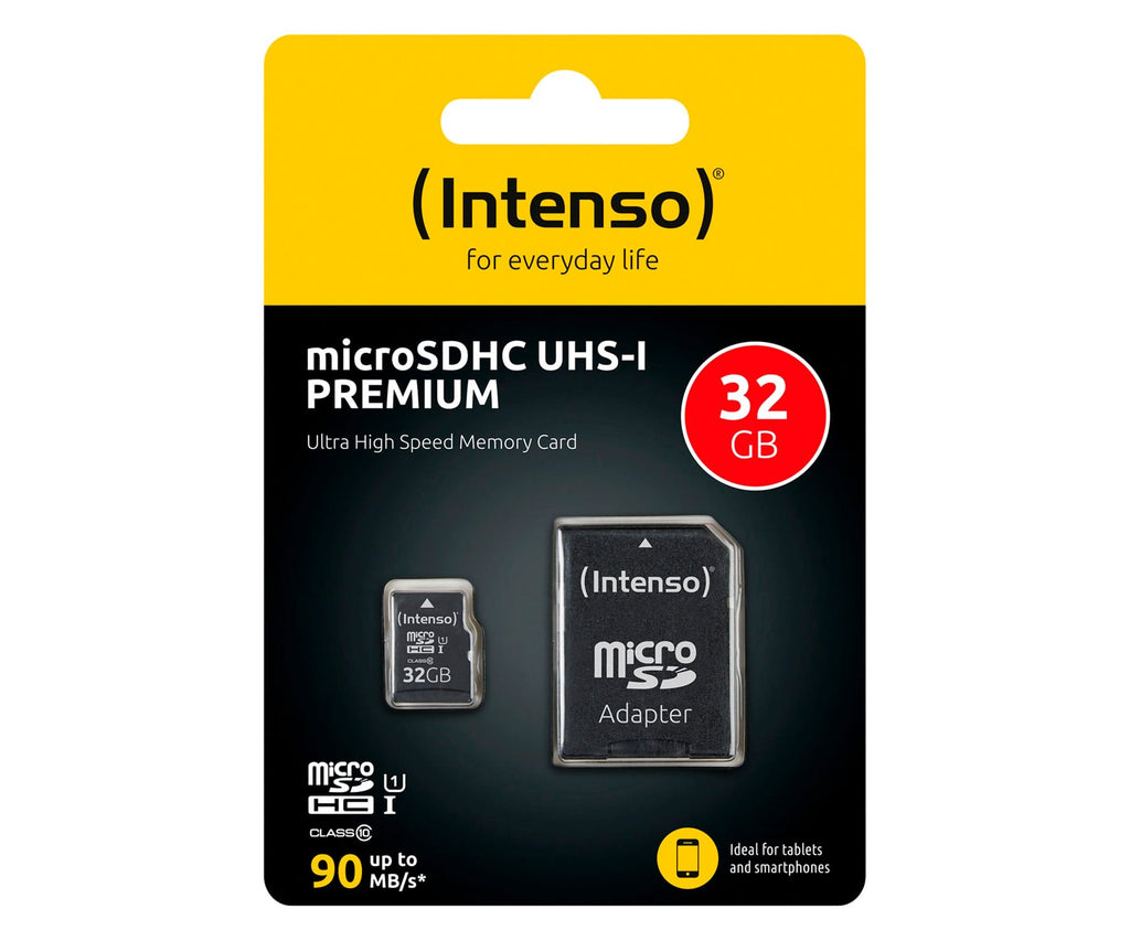 INTENSO MICROSD 32GB NEGRO/ TARJETA DE MEMORIA MICROSD, UHS-I CLASE 10 - detalle