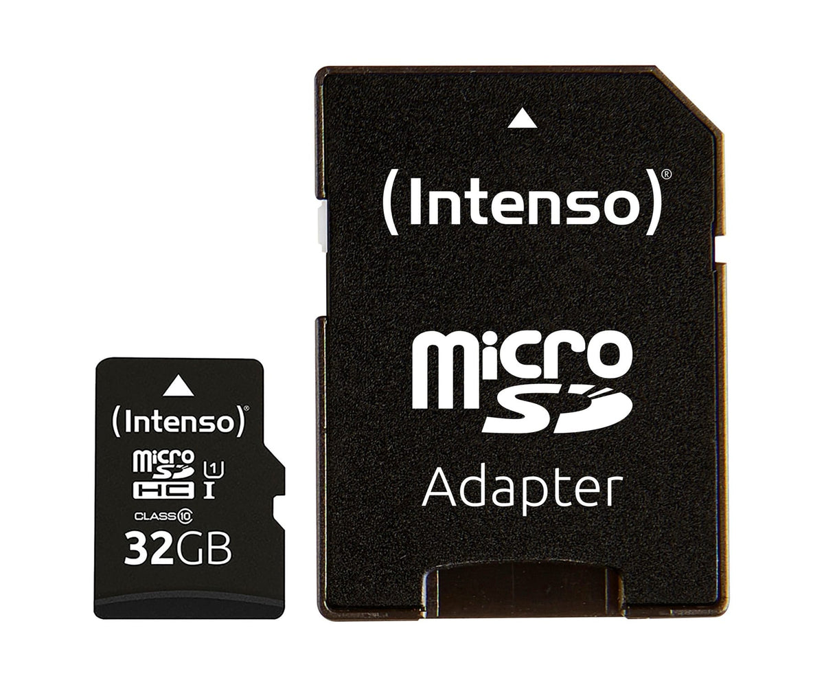 INTENSO MICROSD 32GB NEGRO/ TARJETA DE MEMORIA MICROSD, UHS-I CLASE 10 - detalle