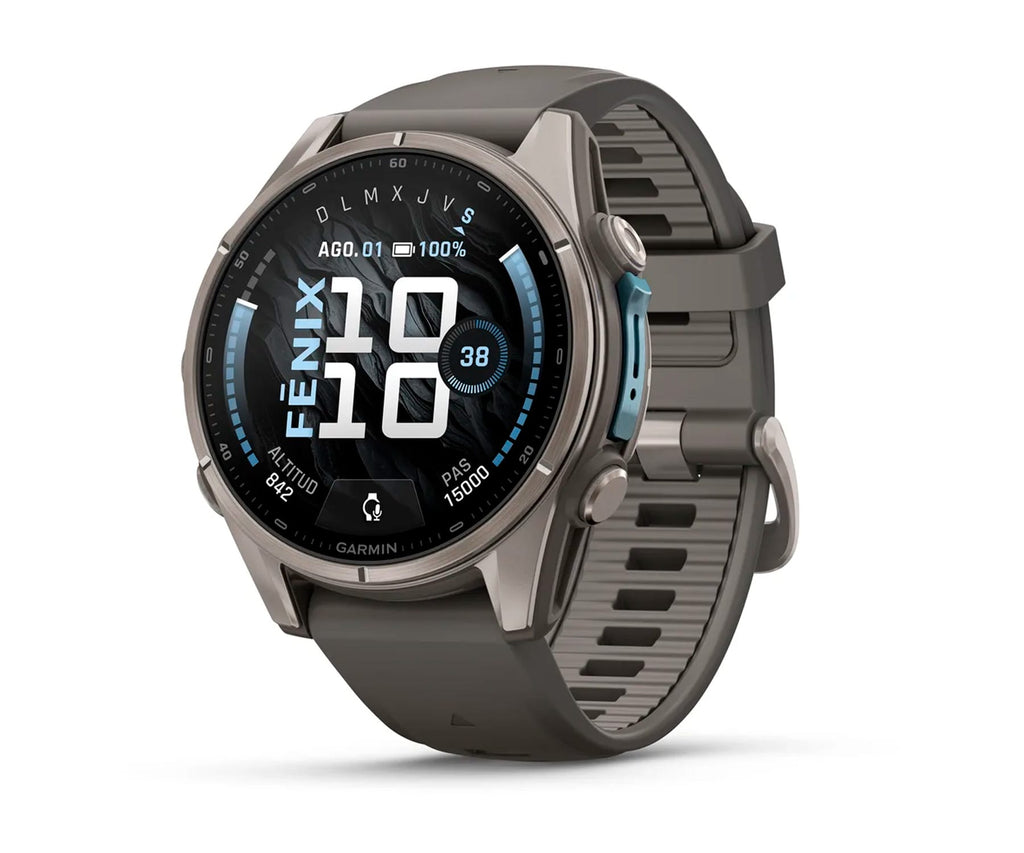 GARMIN FENIX 9 TITANIO CON CORREA DE SILICONA EN GRIS / SMARTWATCH 47MM