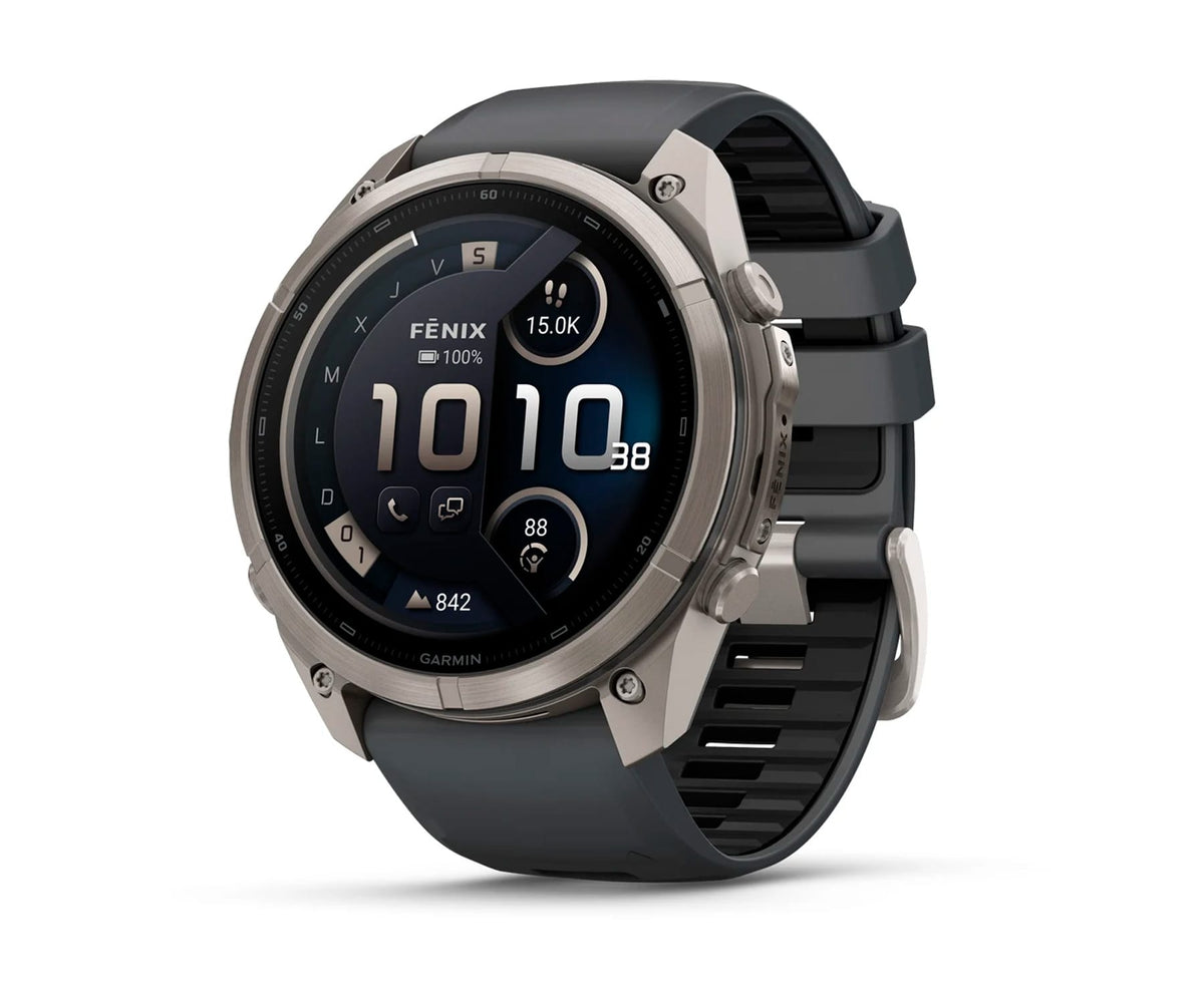 GARMIN FENIX 9 PRO TITANIO CON CORREA DE SILICONA EN GRIS / SMARTWATCH 51MM / LTE INREACH