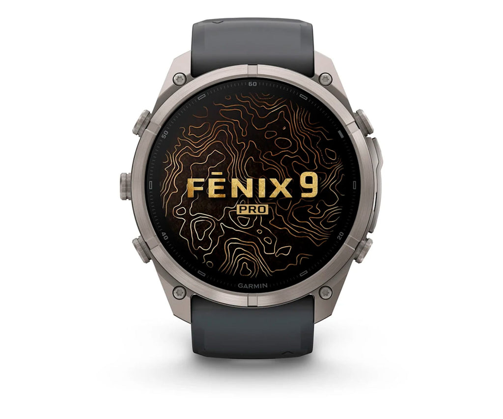 GARMIN FENIX 9 PRO TITANIO CON CORREA DE SILICONA EN GRIS / SMARTWATCH 51MM - detalle