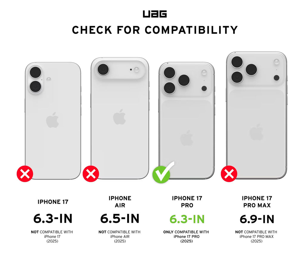 UAG FUNDA EXCLUSIVE CIVILIAN NARANJA⁤⁣ / APPLE IPHONE 17 PRO - detalle