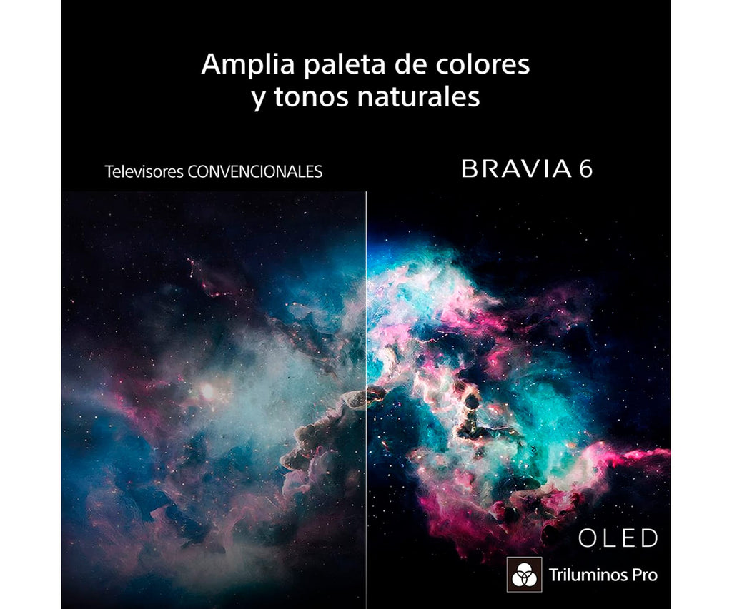 SONY BRAVIA 6 NEGRO / TELEVISOR SMART TV 48" OLED UHD 4K HDR - detalle