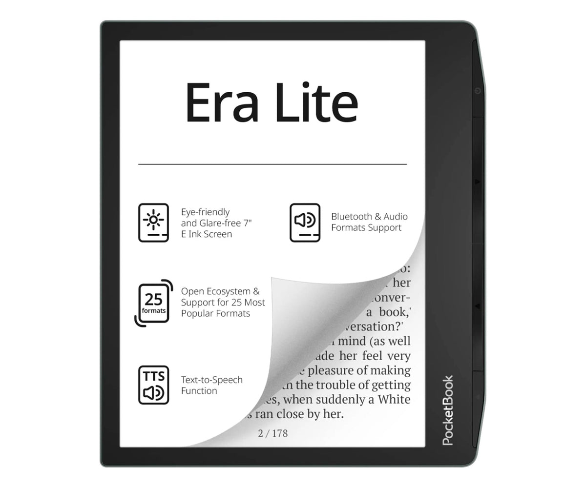 POCKETBOOK ERA LITE STONE GREEN / LECTOR DE LIBROS ELECTRÓNICOS 7" 16GB