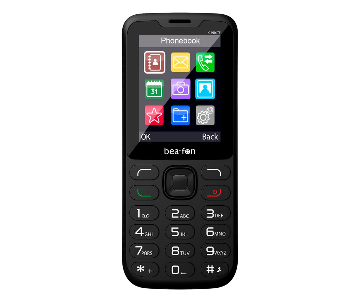 BEAFON C190 LTE BLACK / MÓVIL 2.4"