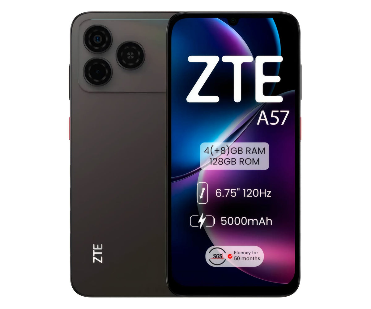ZTE BLADE A57 4G DUSK BLACK / 4+128GB / 6.75" 120HZ HD+
