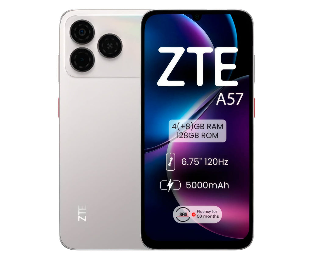 ZTE BLADE A57 4G CYBER SILVER / 4+128GB / 6.75" 120HZ HD+