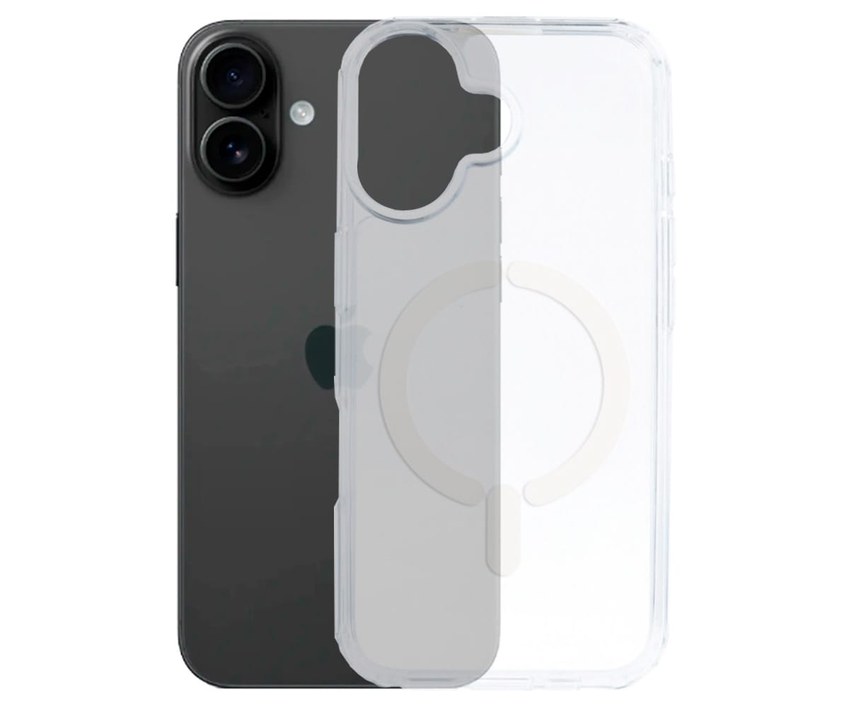 JC TRASERA DE SILICONA TRANSPARENTE / APPLE IPHONE 16