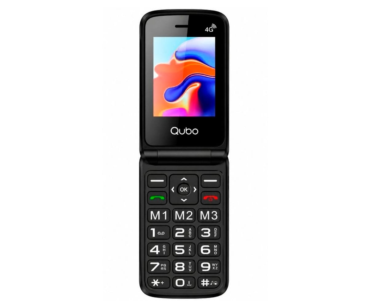 QUBO X-247RDC RED / MÓVIL 2,4" - detalle