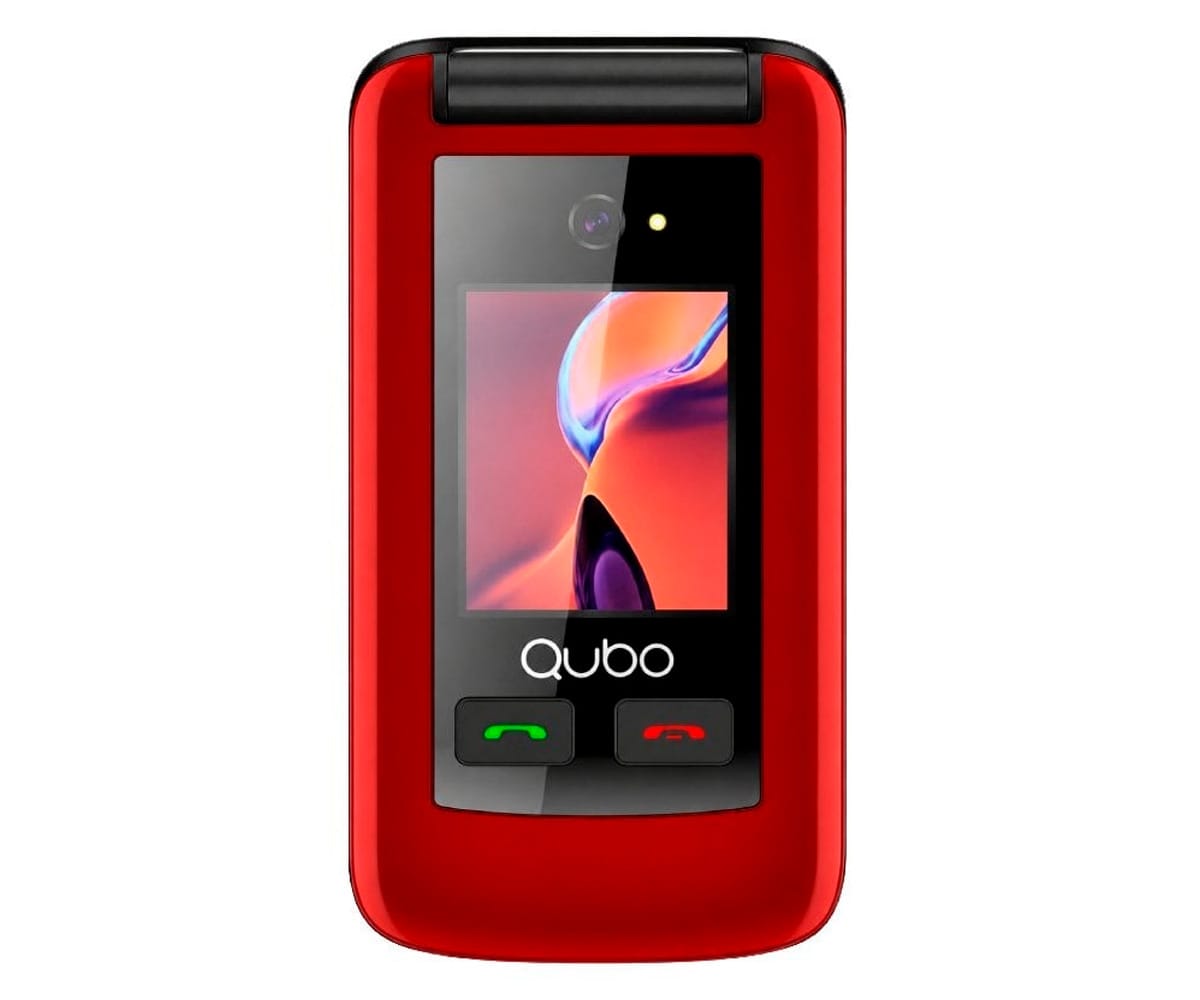 QUBO X-247RDC RED / MÓVIL 2,4" - detalle