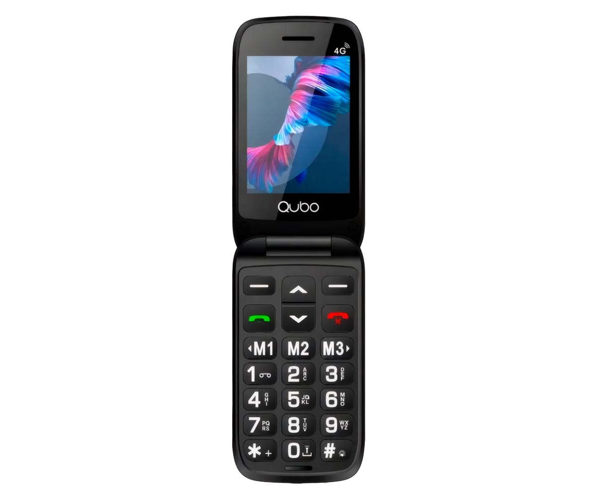 QUBO P-221BKC BLACK / MÓVIL 2,8" - detalle