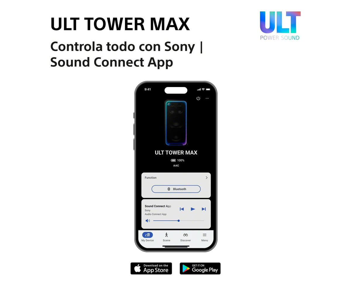 SONY ULT TOWER MAX / ALTAVOZ DE FIESTA - detalle
