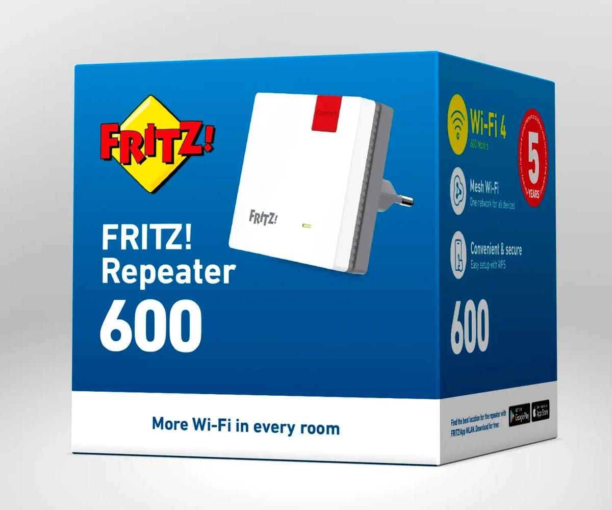 FRITZ! REPEATER 600 BLANCO / REPETIDOR WI-FI - detalle