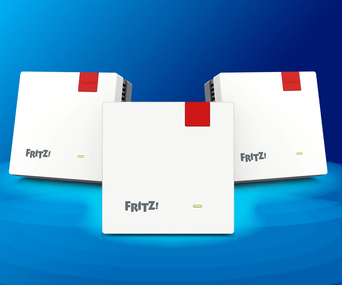 FRITZ! MESH SET 1700 BLANCO / SET DE 3 REPETIDORES WI-FI - detalle
