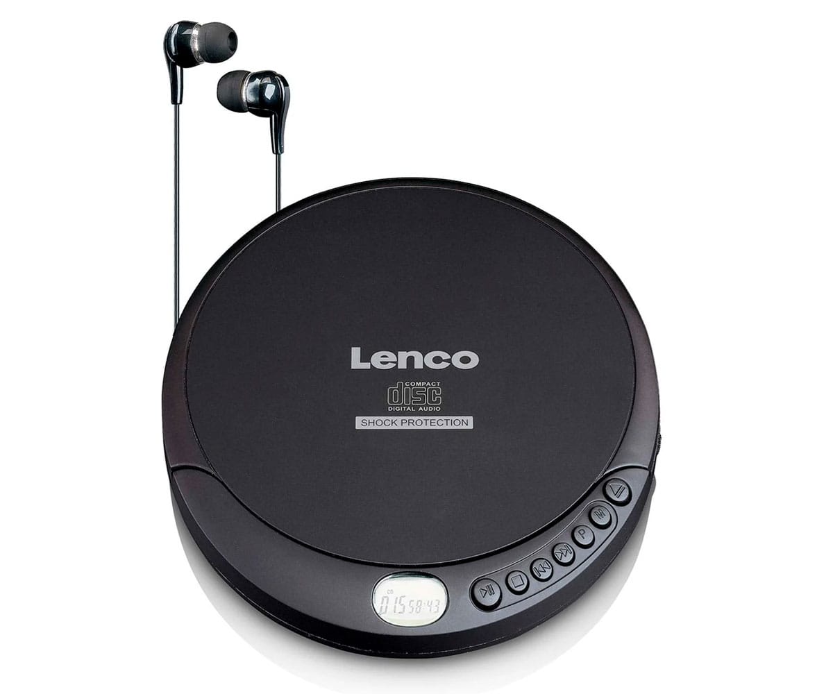LENCO CD-200 NEGRO / REPRODUCTOR DE CD PORTÁTIL CON SISTEMA ANTICHOQUE