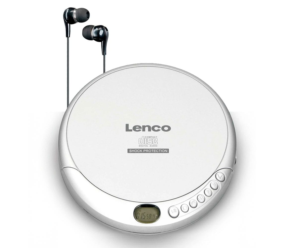 LENCO CD-201SI SILVER / REPRODUCTOR DE CD PORTÁTIL CON SISTEMA ANTICHOQUE
