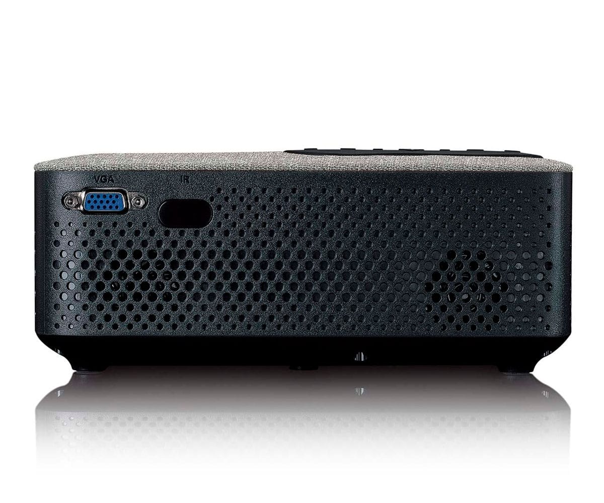 LENCO LPJ-700BKGY ACABADO TEXTIL NEGRO Y GRIS / PROYECTOR LCD CON BLUETOOTH / 4000 ANSI - detalle