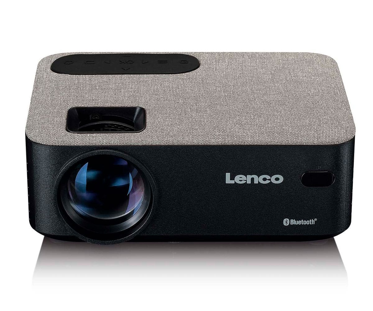 LENCO LPJ-700BKGY ACABADO TEXTIL NEGRO Y GRIS / PROYECTOR LCD CON BLUETOOTH / 4000 ANSI