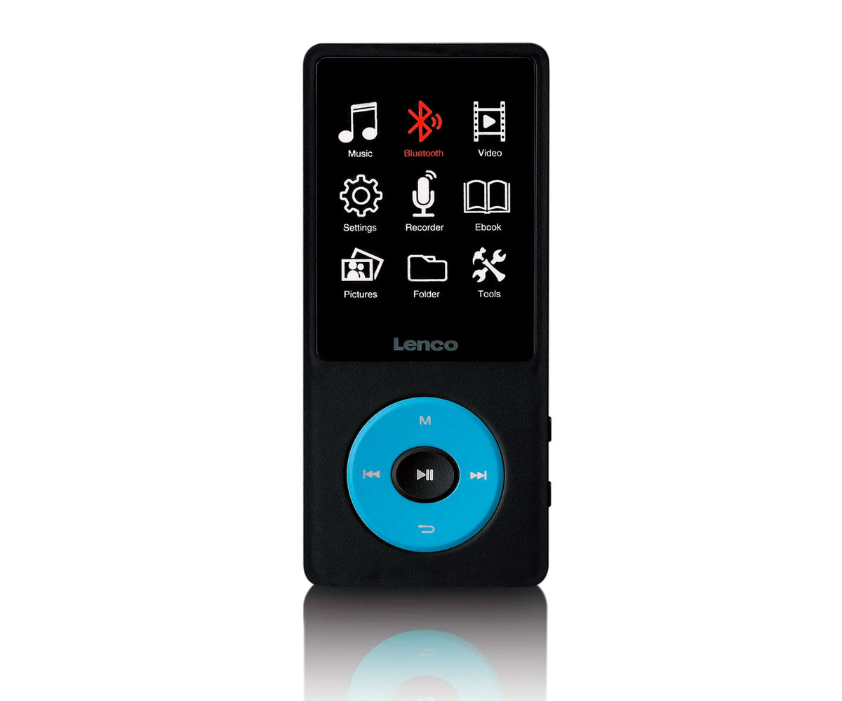 LENCO XEMIO-860BU NEGRO Y AZUL / REPRODUCTOR MP3/MP4 / 8 GB / BLUETOOTH