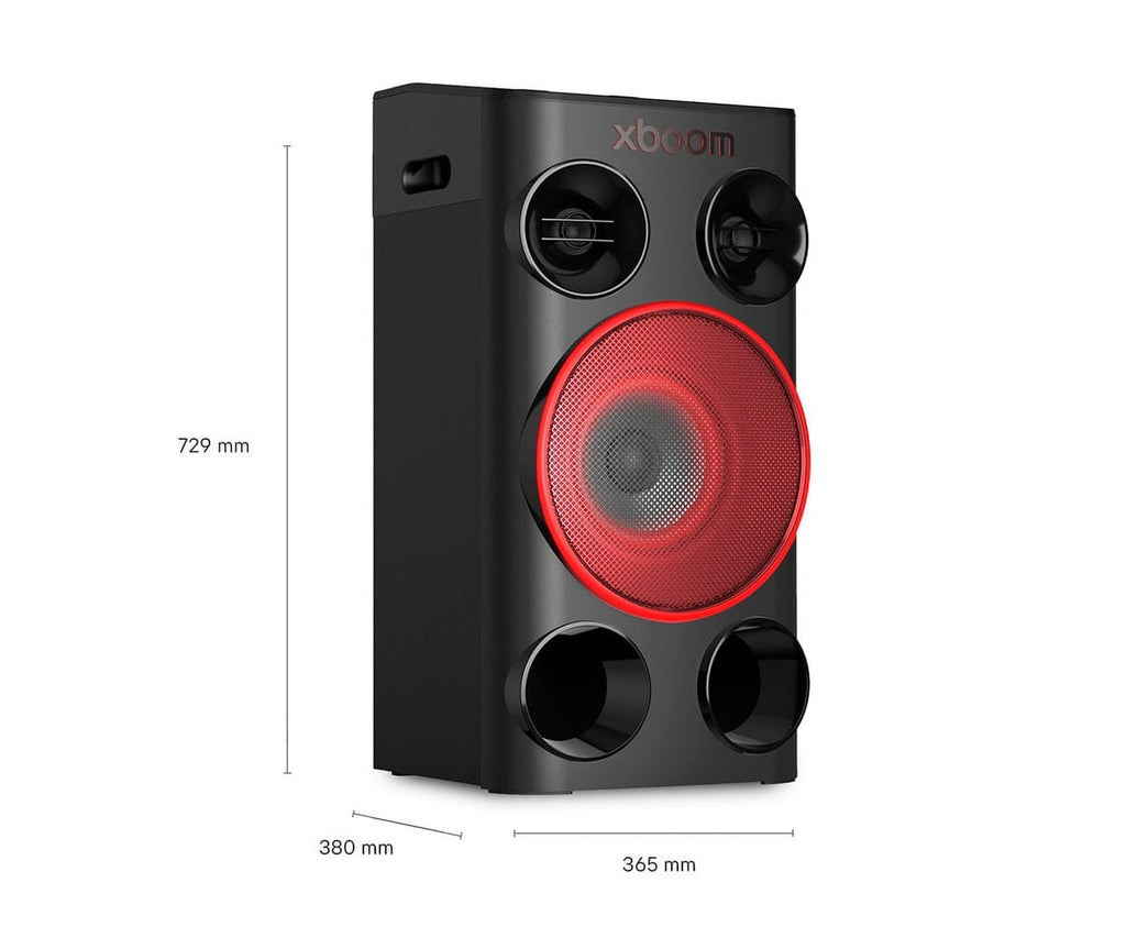 LG XBOOM POWER5000 NEGRO / ALTAVOZ GRAN POTENCIA PARA FIESTAS, 260W / AI KARAOKE - detalle