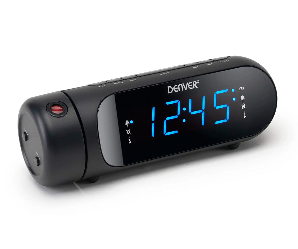 DENVER CPR-700 NEGRO / RADIO RELOJ CON PROYECTOR Y FUNCIÓN DE DOBLE ALARMA - detalle