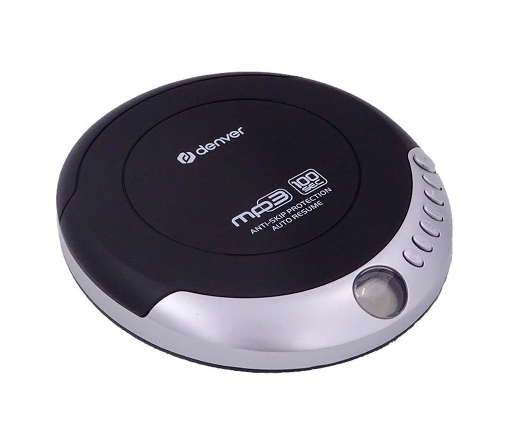 DENVER DMP-391 NEGRO Y GRIS / REPRODUCTOR DE CD PORTÁTIL CON SISTEMA ANTICHOQUE - detalle