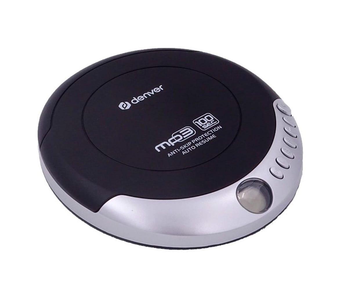 DENVER DMP-391 NEGRO Y GRIS / REPRODUCTOR DE CD PORTÁTIL CON SISTEMA ANTICHOQUE - detalle