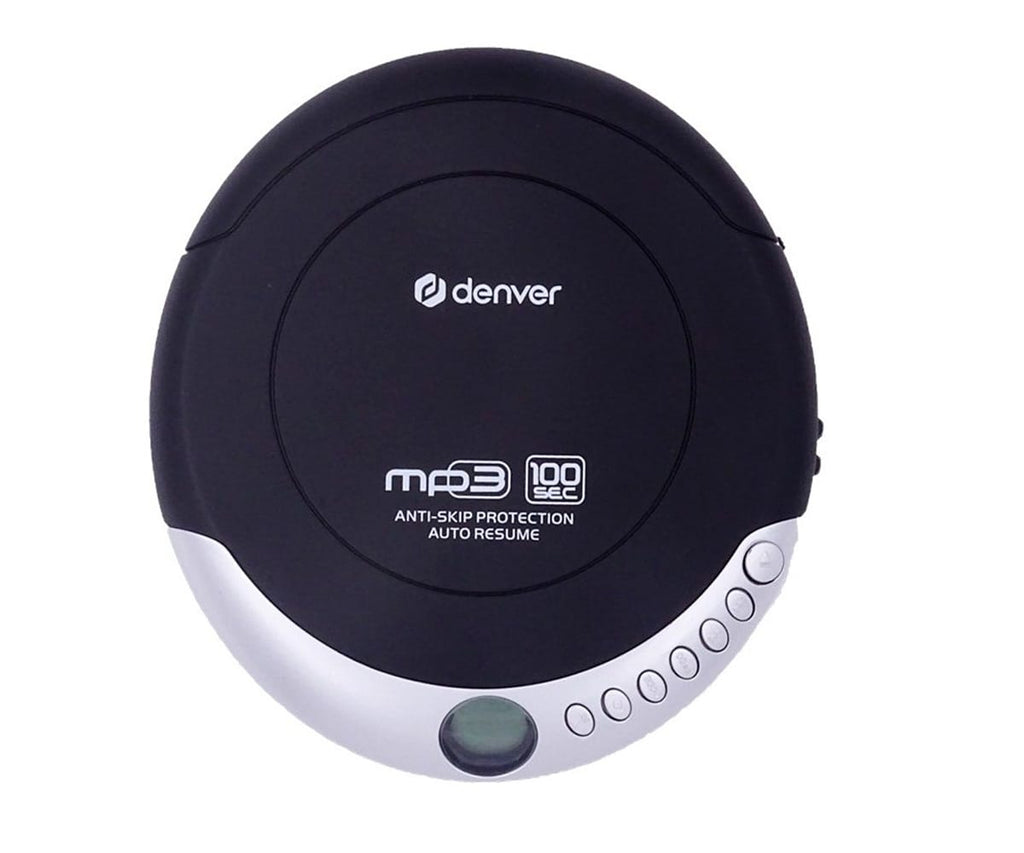 DENVER DMP-391 NEGRO Y GRIS / REPRODUCTOR DE CD PORTÁTIL CON SISTEMA ANTICHOQUE - detalle