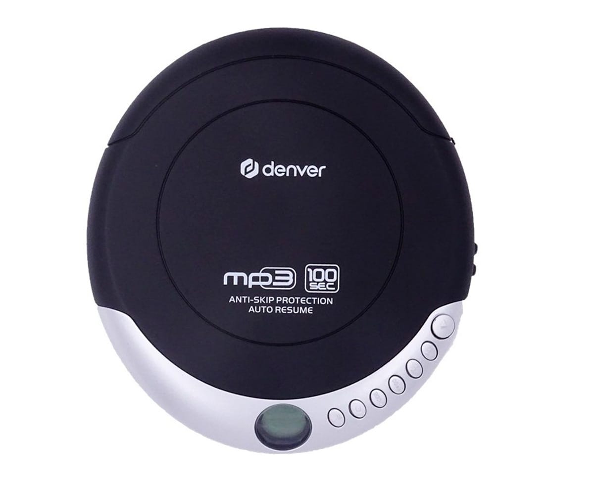 DENVER DMP-391 NEGRO Y GRIS / REPRODUCTOR DE CD PORTÁTIL CON SISTEMA ANTICHOQUE - detalle