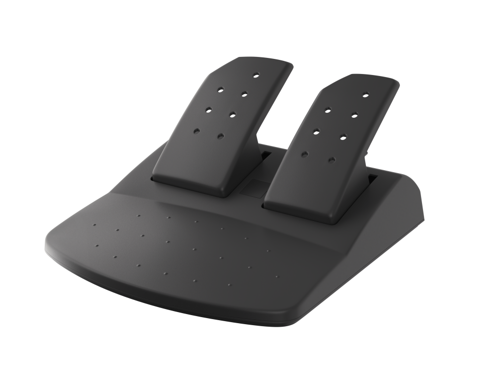 GENESIS Seaborg 350 Negro. Azul USB Volante + Pedales Nintendo Switch. PC. PlayStation 4. Playstation 3. Xbox 360. Xbox One. Xbox Series S. Xbox Series X - detalle