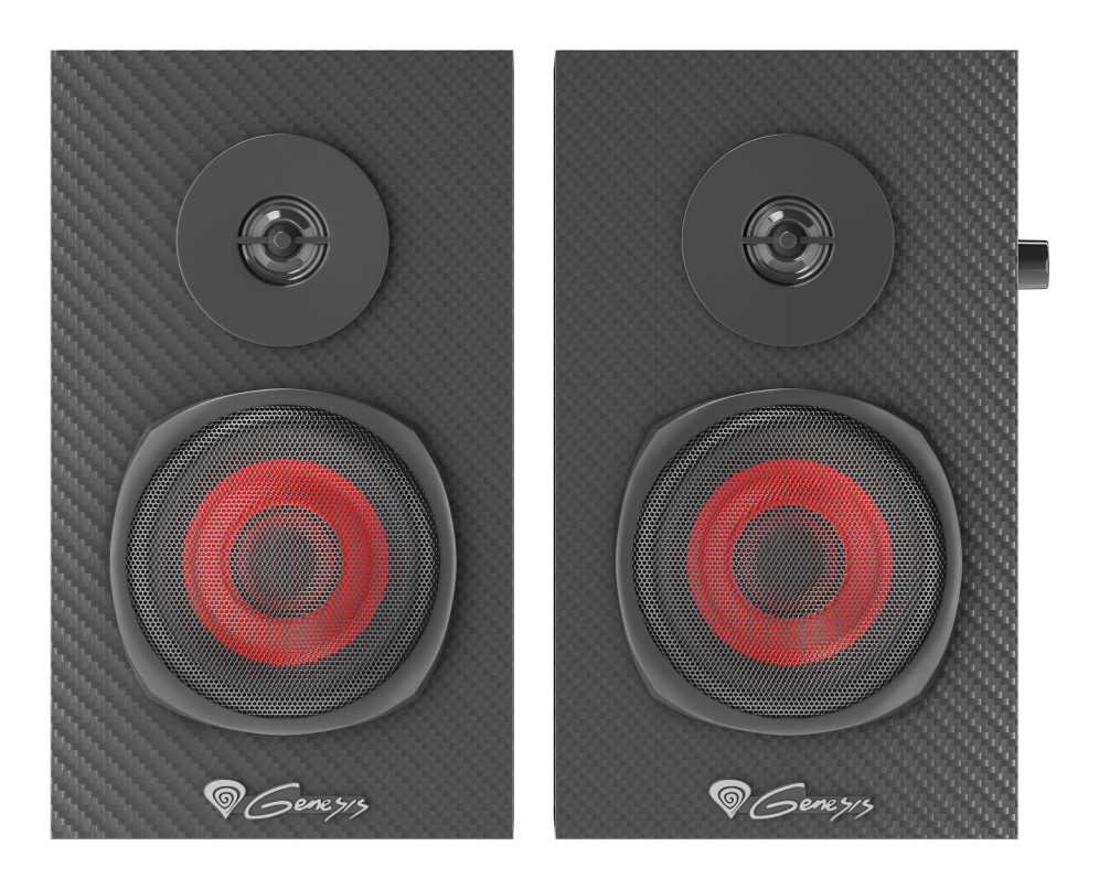 GENESIS Helium 200 De 1 vía Negro. Rojo Alámbrico 20 W - detalle