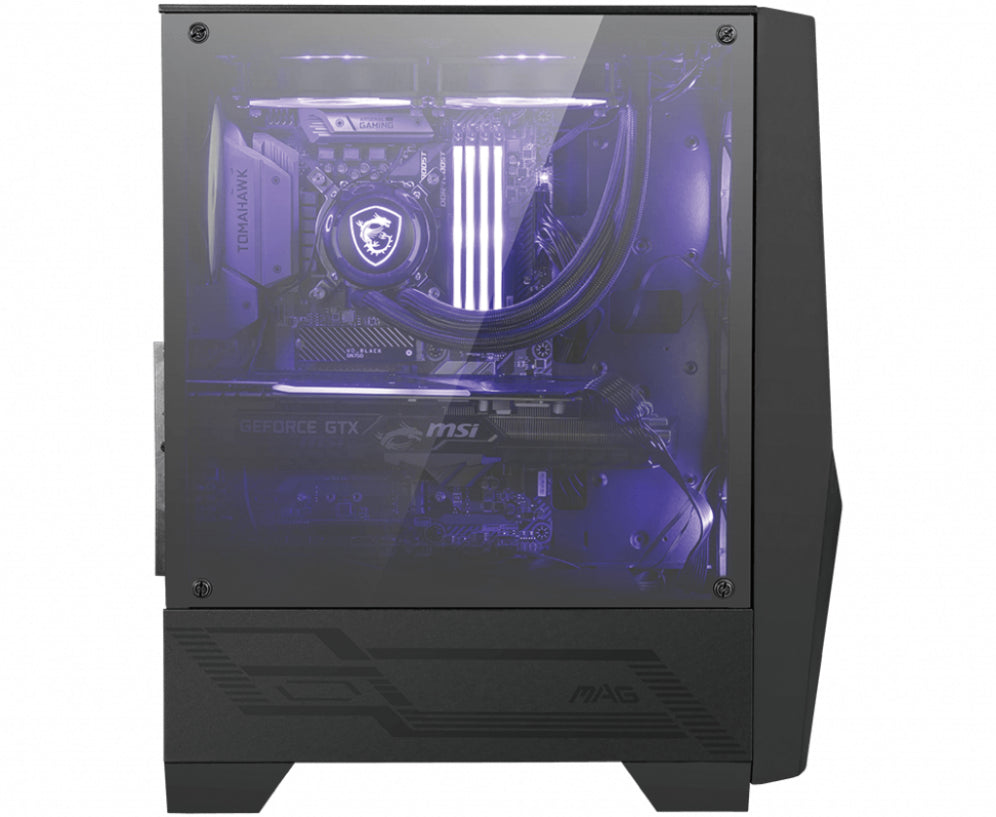 MSI MAG Forge 100M Midi Tower Negro. Transparente