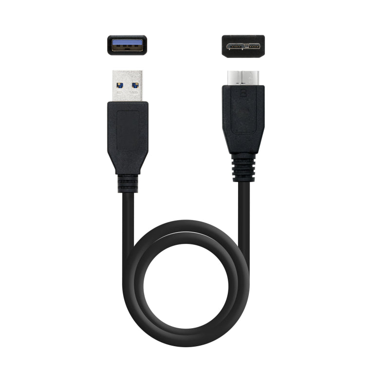 Carcasa para disco duro externo TooQ TQE-2527B, carcasa negra para disco duro (HDD) de 2,5"