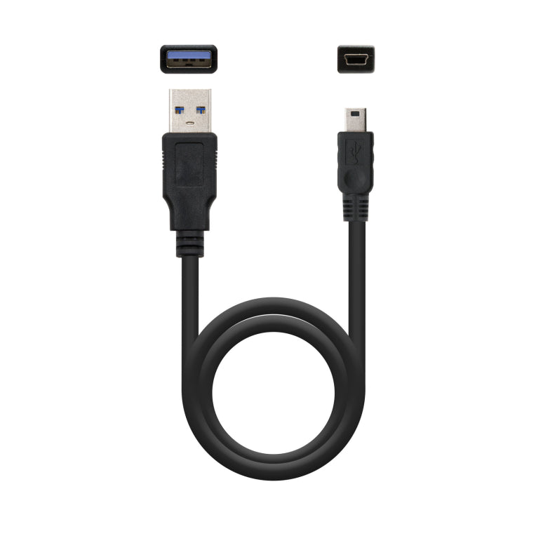 Carcasa para disco duro externo TooQ TQE-2530B, carcasa negra para disco duro (HDD) de 2,5"