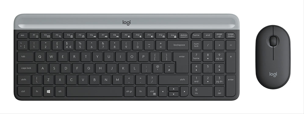 Logitech 920-009198 teclado Ratón incluido Universal RF inalámbrico QWERTY Español Grafito