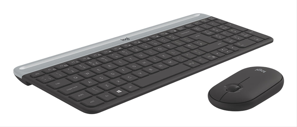 Logitech 920-009198 teclado Ratón incluido Universal RF inalámbrico QWERTY Español Grafito