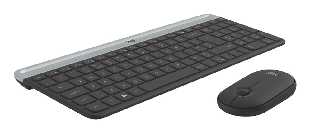 Logitech 920-009198 teclado Ratón incluido Universal RF inalámbrico QWERTY Español Grafito - detalle