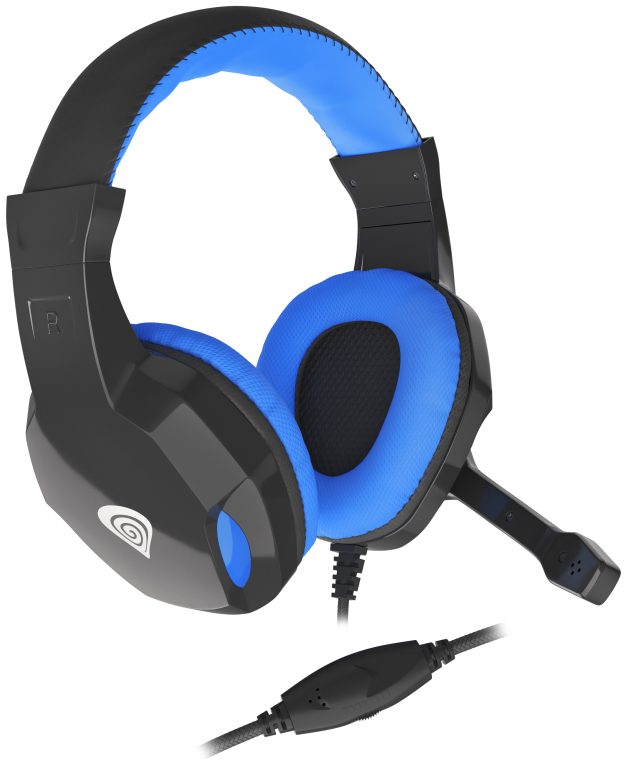 GENESIS ARGON 100 Auriculares Alámbrico Diadema Juego Negro. Azul - detalle