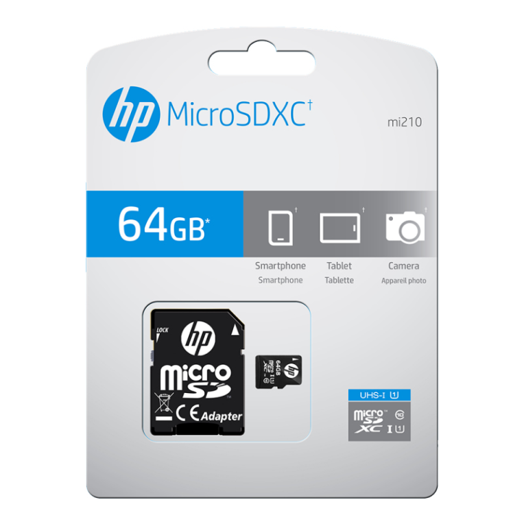 HP SDU64GBXC10HP-EF memoria flash 64 GB MicroSDXC UHS-I Clase 10 - detalle