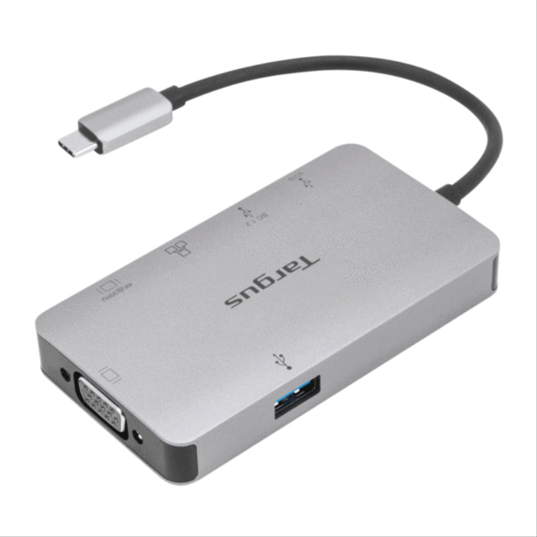 Targus DOCK419 Alámbrico USB 3.2 Gen 1 (3.1 Gen 1) Type-C Gris