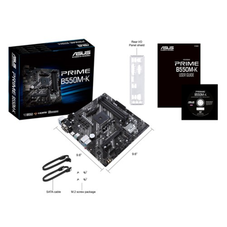 ASUS PRIME B550M-K AMD B550 Zócalo AM4 micro ATX - detalle