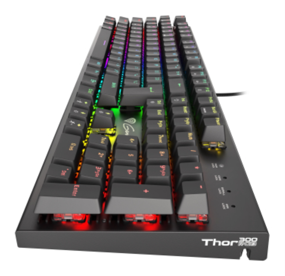 GENESIS THOR 300 RGB teclado Juego USB QWERTY Inglés Negro - detalle