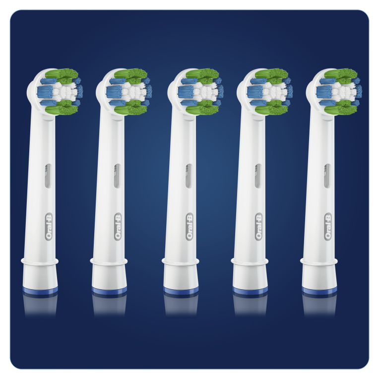 Oral-B Precision Clean 80339350 cepillo de cabello 5 pieza(s) Azul. Blanco - detalle
