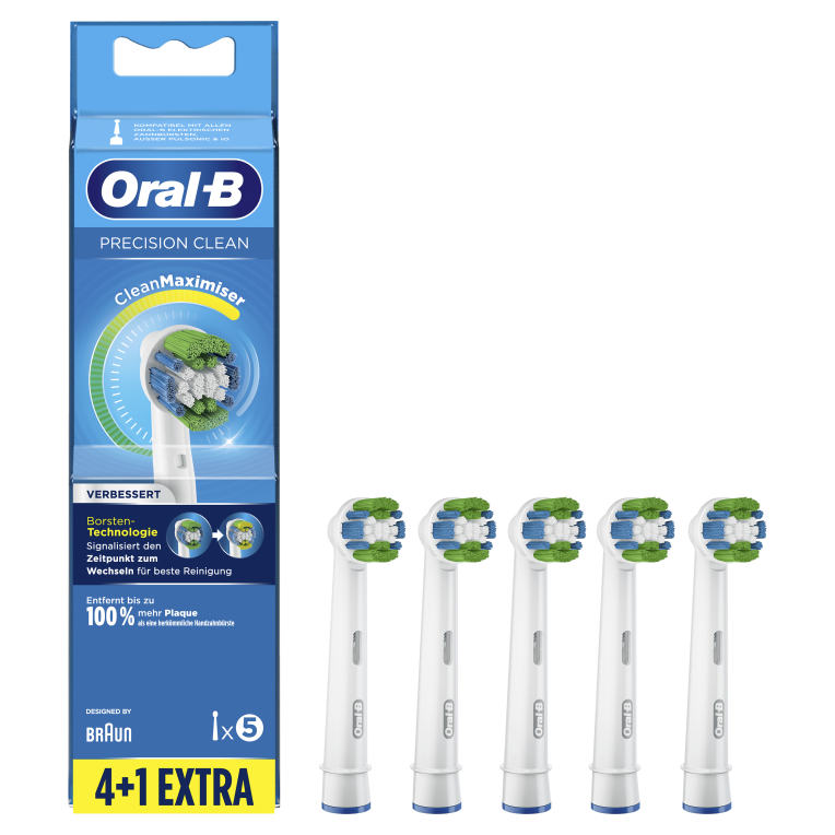 Oral-B Precision Clean 80339350 cepillo de cabello 5 pieza(s) Azul. Blanco - detalle