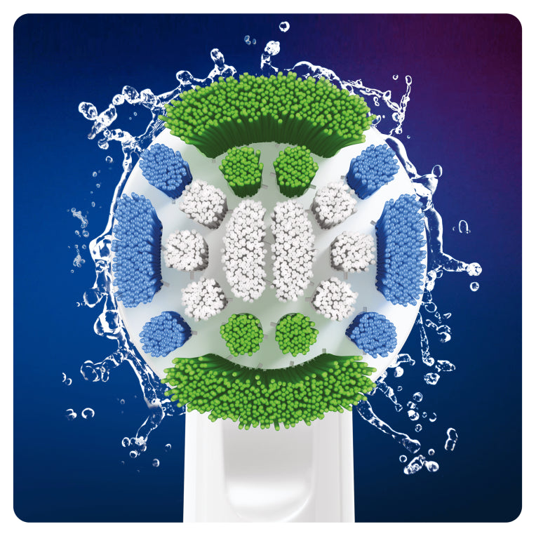 Oral-B Precision Clean 80339350 cepillo de cabello 5 pieza(s) Azul. Blanco